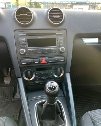 Audi A3 cena 16900 przebieg: 169574, rok produkcji 2007 z Czeladź małe 106